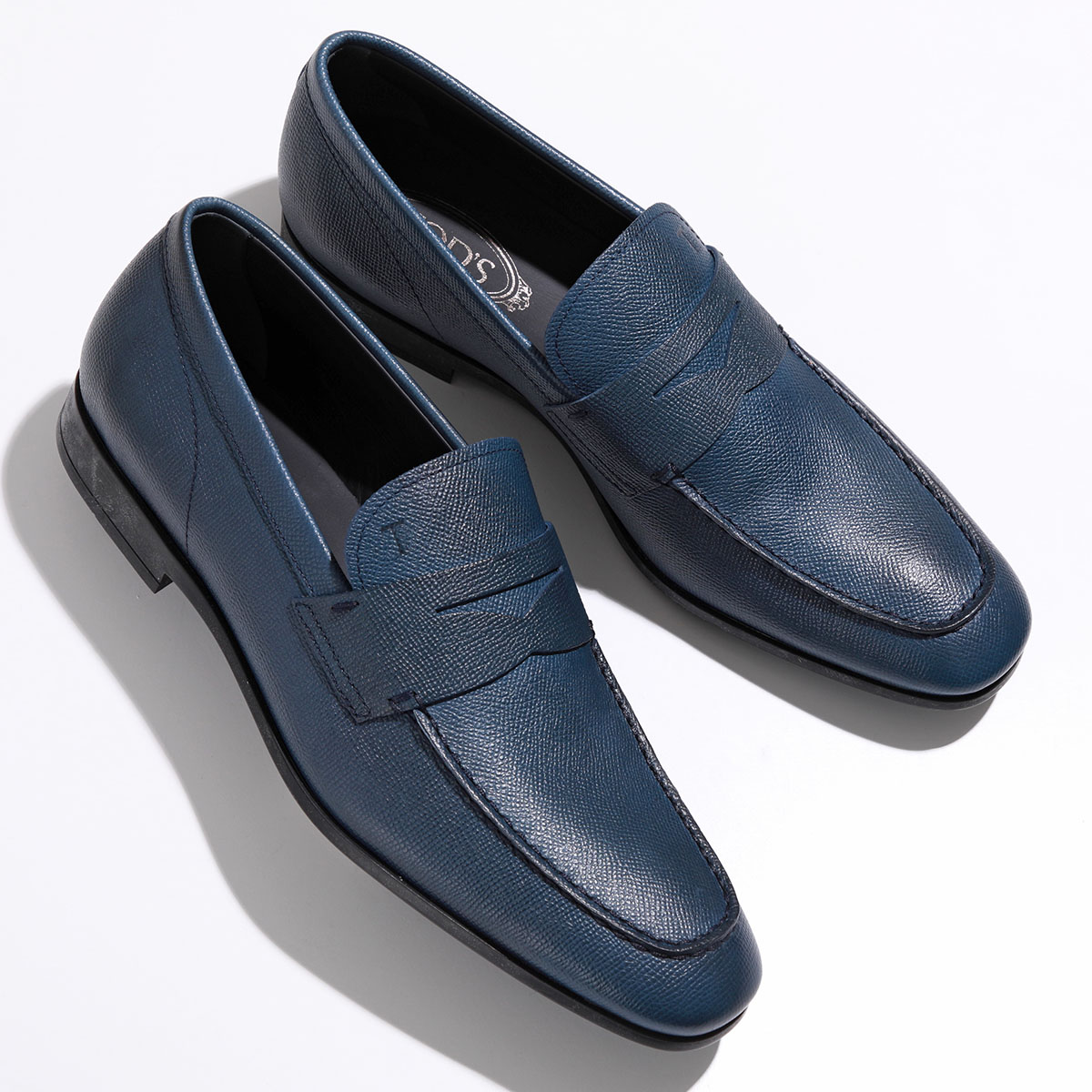 TOD'S ネイビー ローファー36.5 TOD'S TODS トッズ ローファー XXM51B00010PLT メンズ レザー