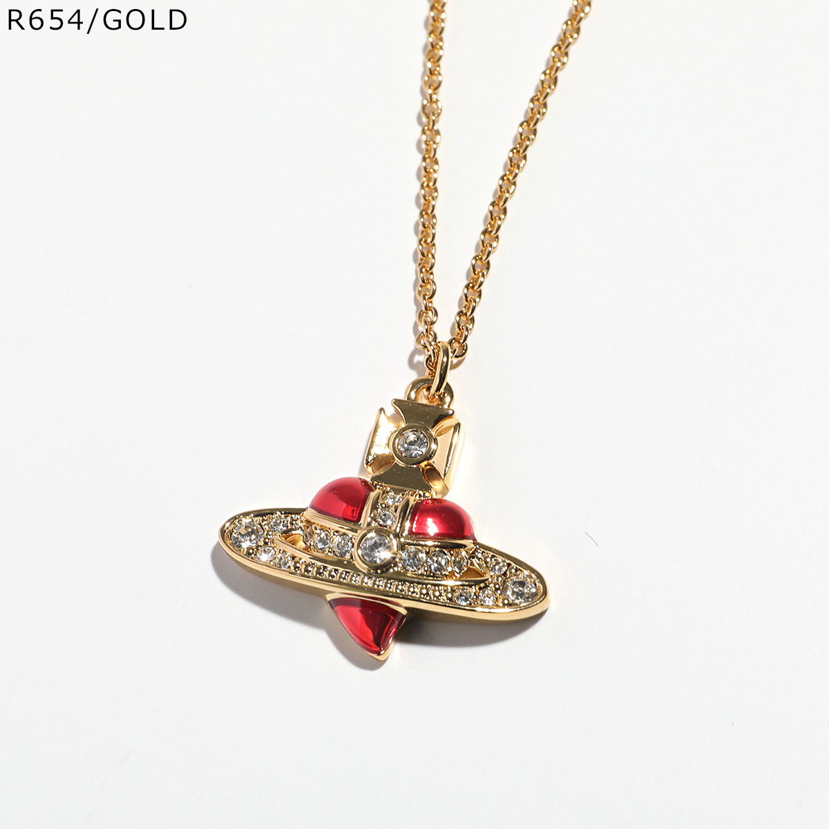 Vivienne Westwood ディアマンテハートネックレス ゴールド ヴィヴィアンウエストウッド ネックレス ディアマンテハート
