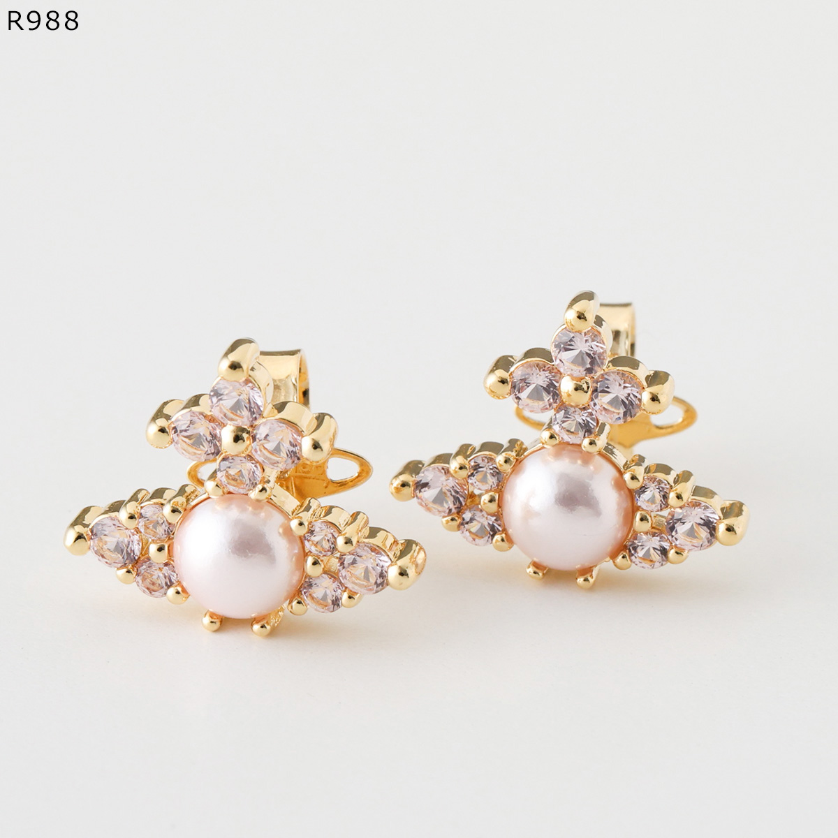 Vivienne Westwood ヴィヴィアンウエストウッド ピアス FEODORA フェオドラ 6201034Y レディース オーブ パール クリスタル装飾の画像