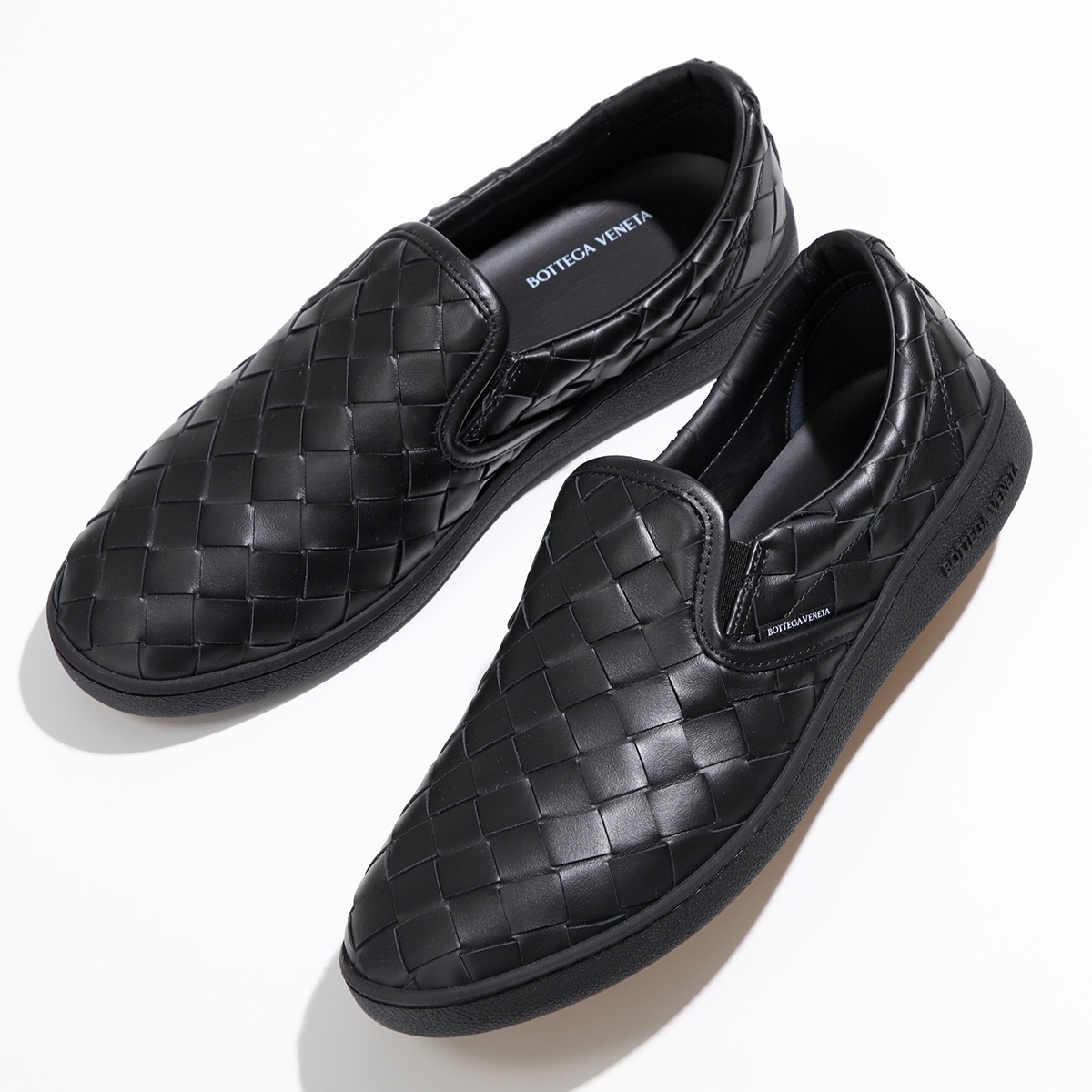 BOTTEGA VENETA ボッテガヴェネタ スニーカー SAWYER ソーヤー 775320 V3HB0 メンズ ローカット イントレチャート  レザー シューズ 靴 1000/BLACK