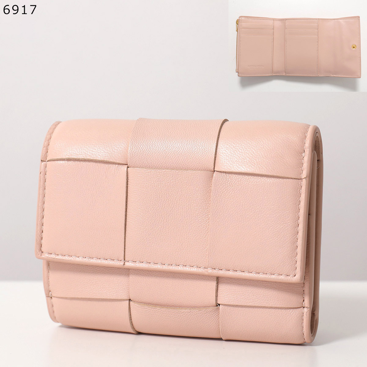 BOTTEGA VENETA ボッテガヴェネタ 三つ折り財布 CASSETTE