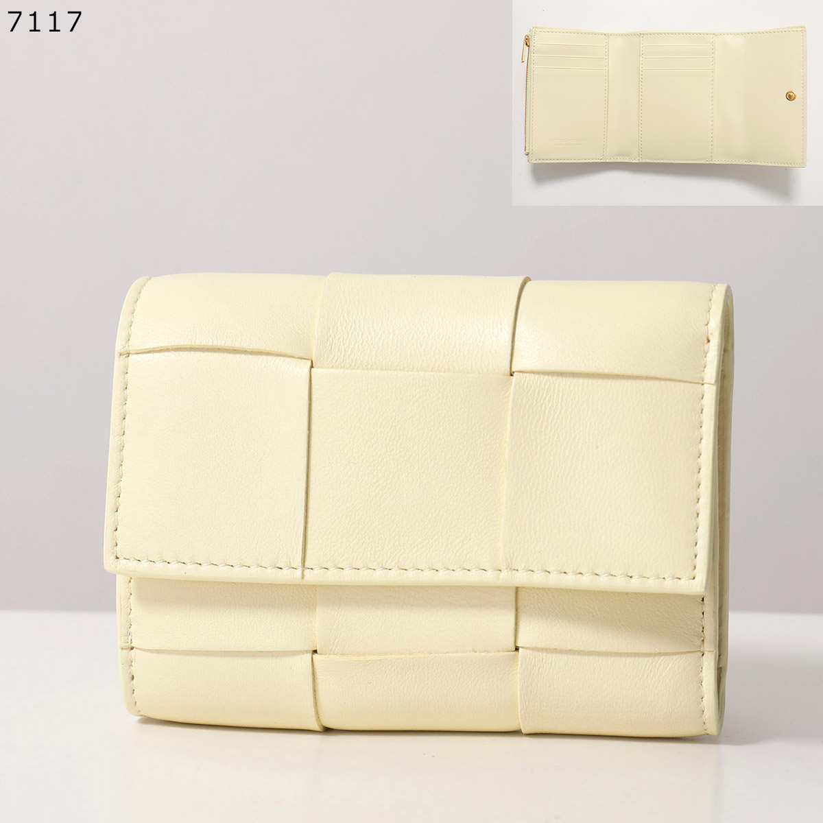BOTTEGA VENETA ボッテガヴェネタ 三つ折り財布 CASSETTE