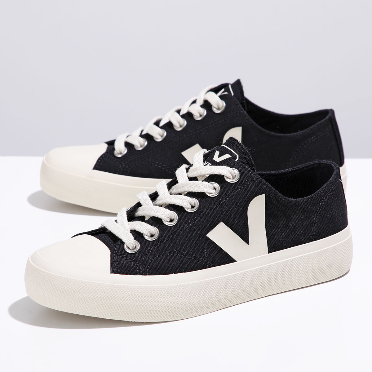 VEJA ヴェジャ スニーカー WATA II LOW レディース ローカット ロゴ コットン キャ...