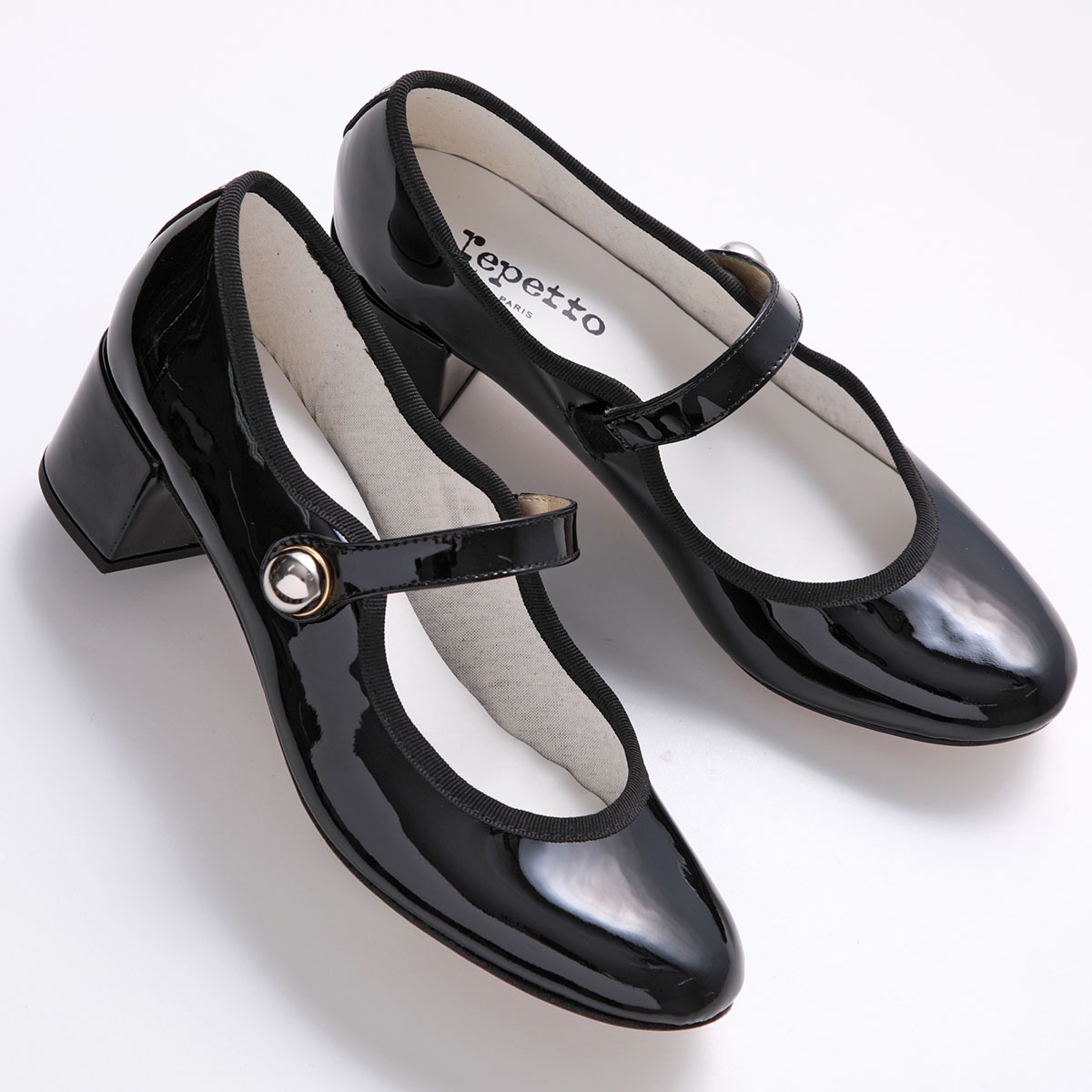 repetto レペット パンプス FABIENNE BAB ファビエンヌ V4123V レディース パテントレザー エナメル メリージェーン  シューズ 靴 410/Noir 【NEW SIZE】 : 360522737 : インポートセレクトmusee - 通販 - Yahoo!ショッピング