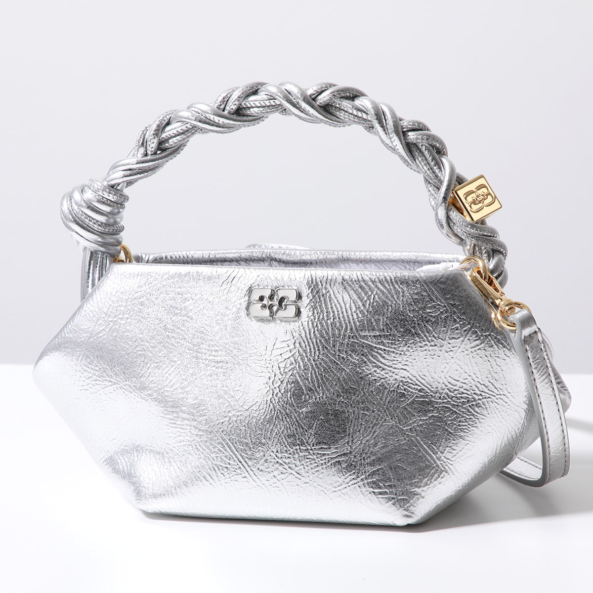 GANNI ガニー ショルダーバッグ Bou Bag Mini Metallic A6595 5894 レディース ミニバッグ ハンドバッグ ロゴ  メタリック 鞄 018/Silver : 360528378 : インポートセレクトmusee - 通販 - Yahoo!ショッピング