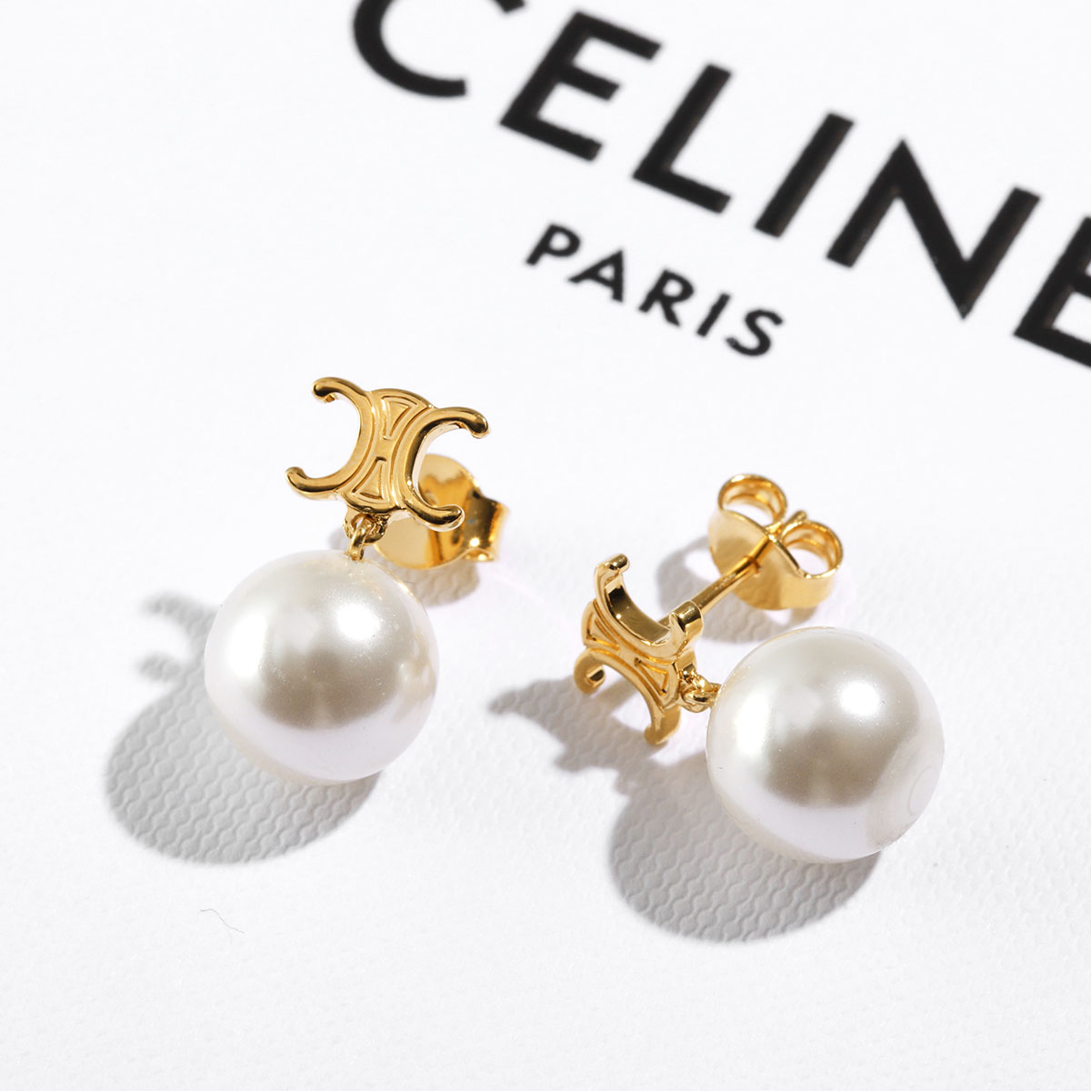 CELINE セリーヌ ピアス PERLS EARRINGS 460TZ6BPE.01GI レディース トリオンフ パール イヤリング アクセサリー  Gold/Ivory : 360529208 : インポートセレクトmusee - 通販 - Yahoo!ショッピング