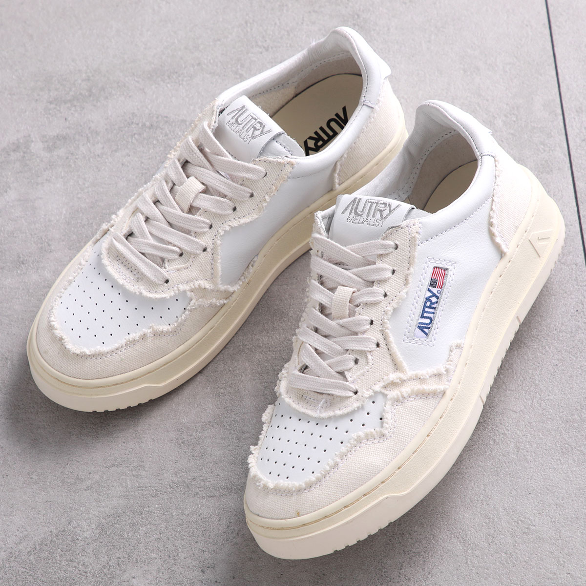 AUTRY オートリー スニーカー MEDALIST LEATHER CANVAS AULW CB01 