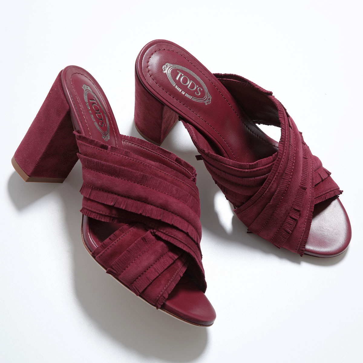 TOD'S（トッズ） TODS サンダル XXW43B0CL40HR0 レディース スウェード