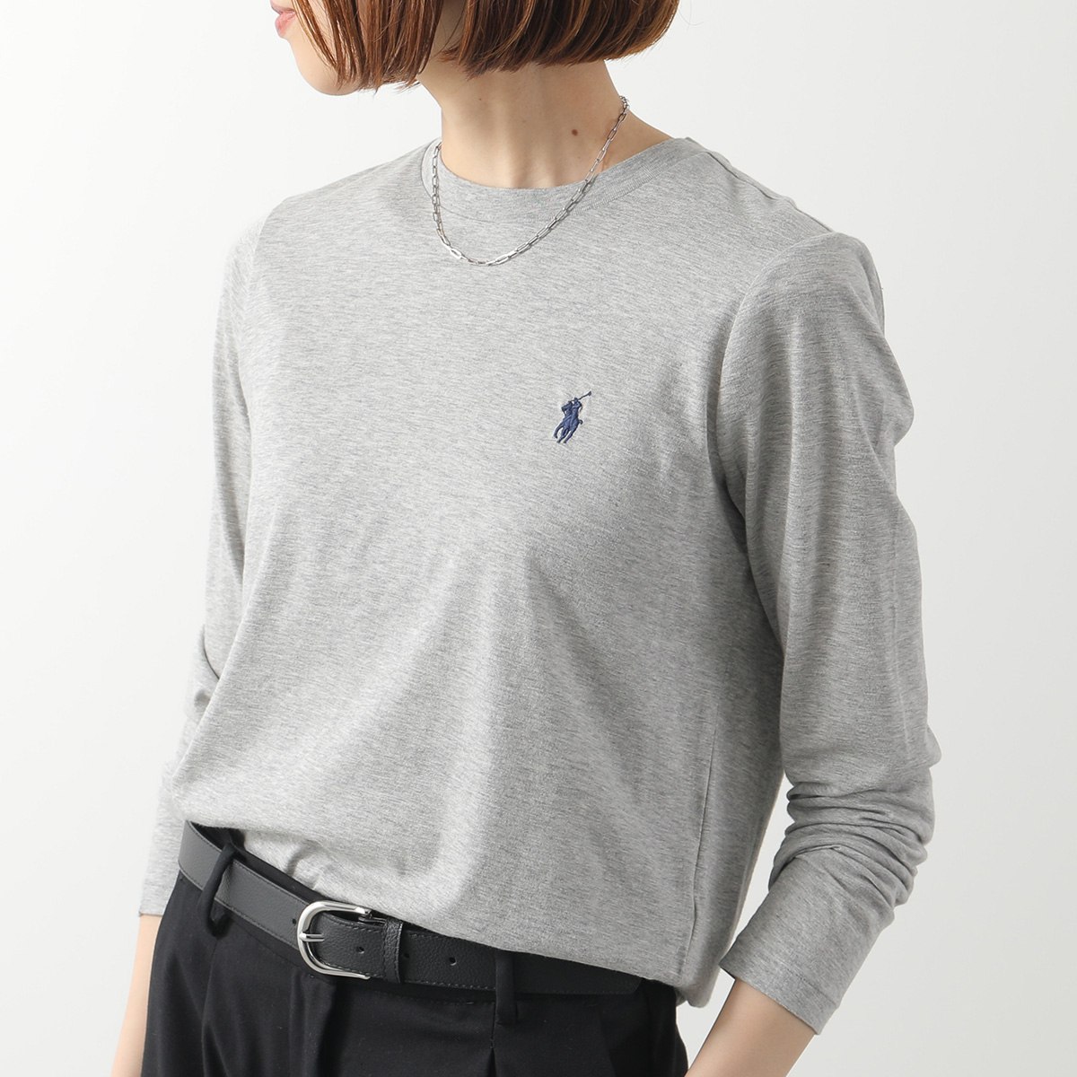 【美品】POLO RALPH LAUREN 長袖ポロシャツ　 S ポロ ラルフローレン POLO RALPH LAUREN L／S FZ LONG HOODED