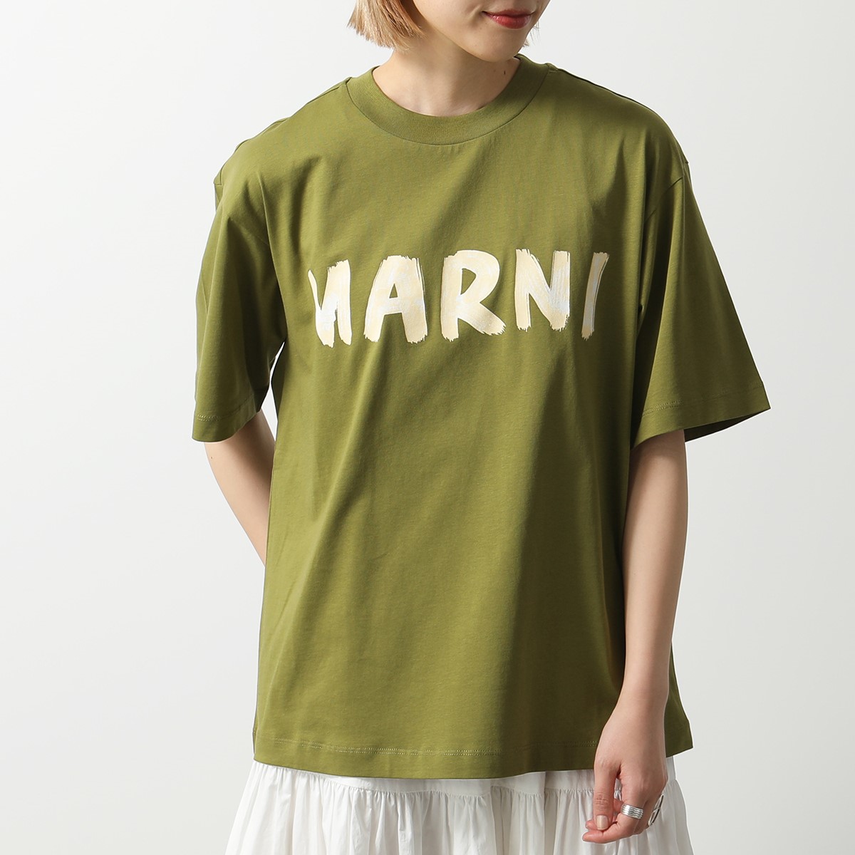 MARNI｜オーバーサイズ Tシャツ レディース THJET49EPI USCU64 楽天市場】【7/19(土)20時〜28時間限定ポイント10倍】 マルニ