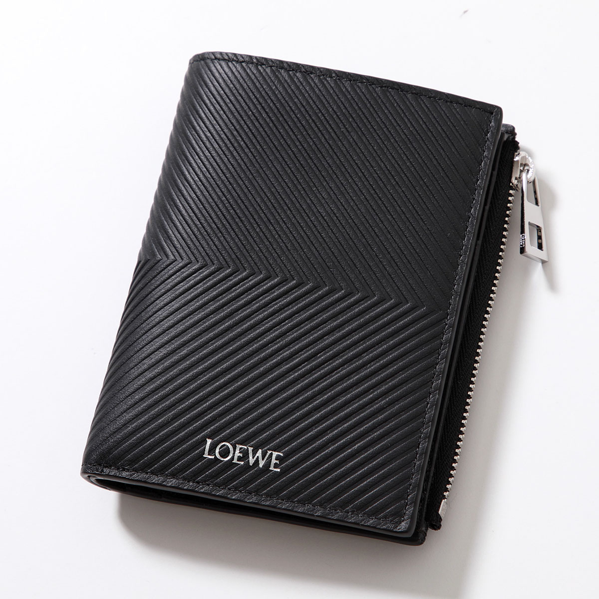 LOEWE ロエベ 二つ折り財布 SLIM COMPACT C779W73X01 レディース レザー ミニ財布 ロゴ シェブロン柄  1100/BLACK : 360712482 : インポートセレクトmusee - 通販 - Yahoo!ショッピング