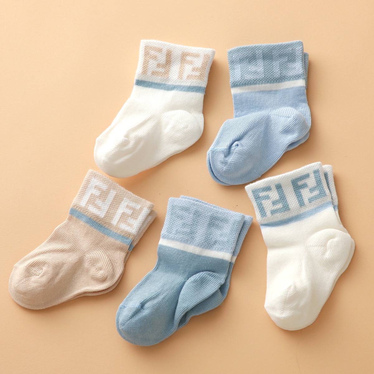 FENDI KIDS フェンディ キッズ ベビーソックス BMN026 ASQV