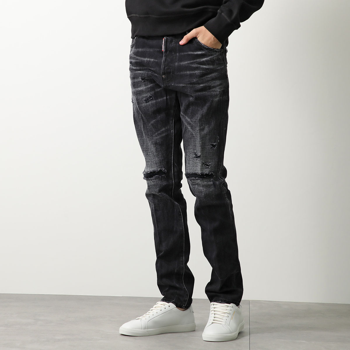 DSQUARED2 ディースクエアード ジーンズ COOL GUY JEANS クールガイ S74LB1562 D30009 メンズ デニム スリム  ダメージ Gパン 900