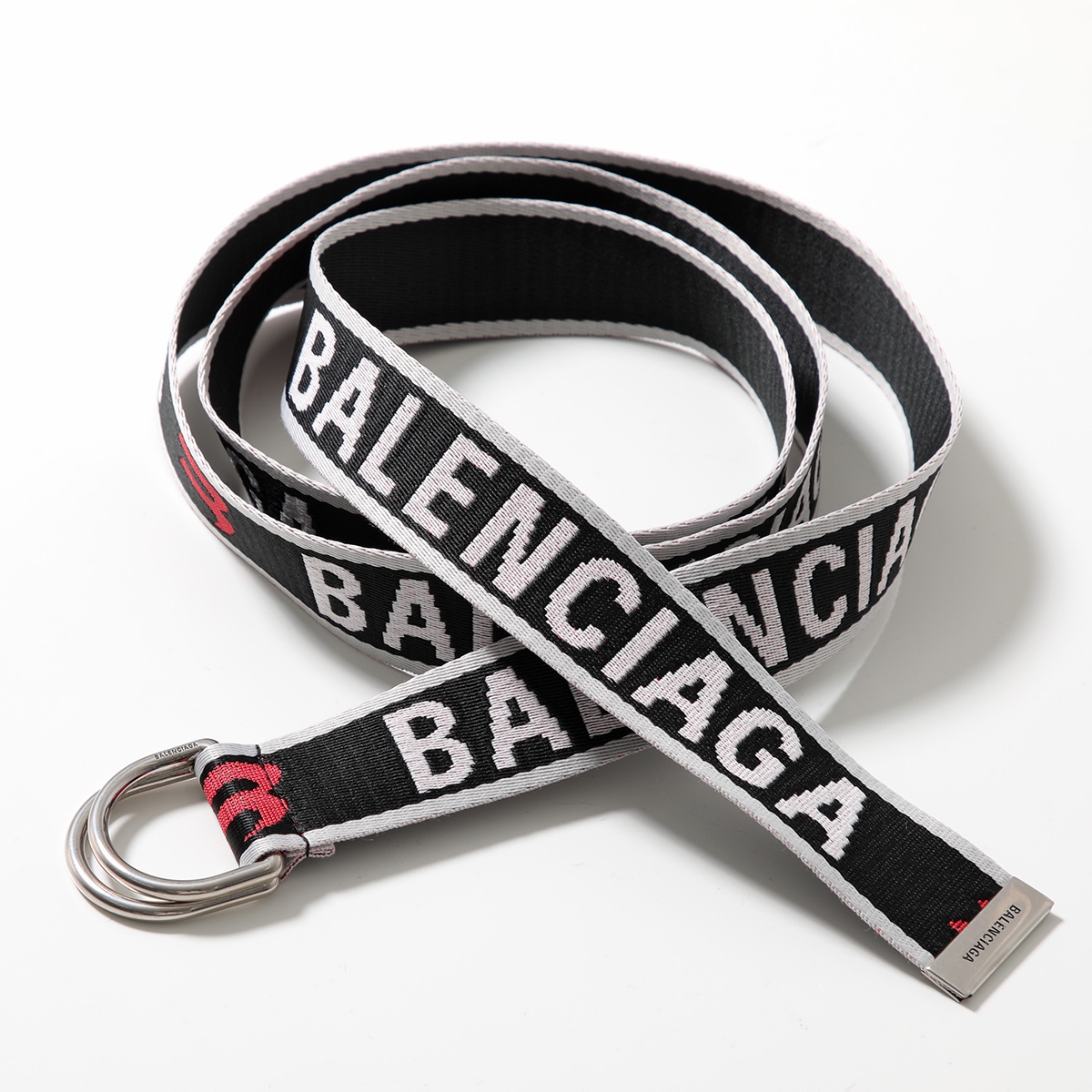 BALENCIAGA バレンシアガ スライダーベルト D RING BELT 35 703137 210AA メンズ ジャガードロゴ Dカン  ウェビングテープ 1063/BAL-GREY/CARMIN-RED : 360724415 : インポートセレクトmusee - 通販 -  Yahoo!ショッピング