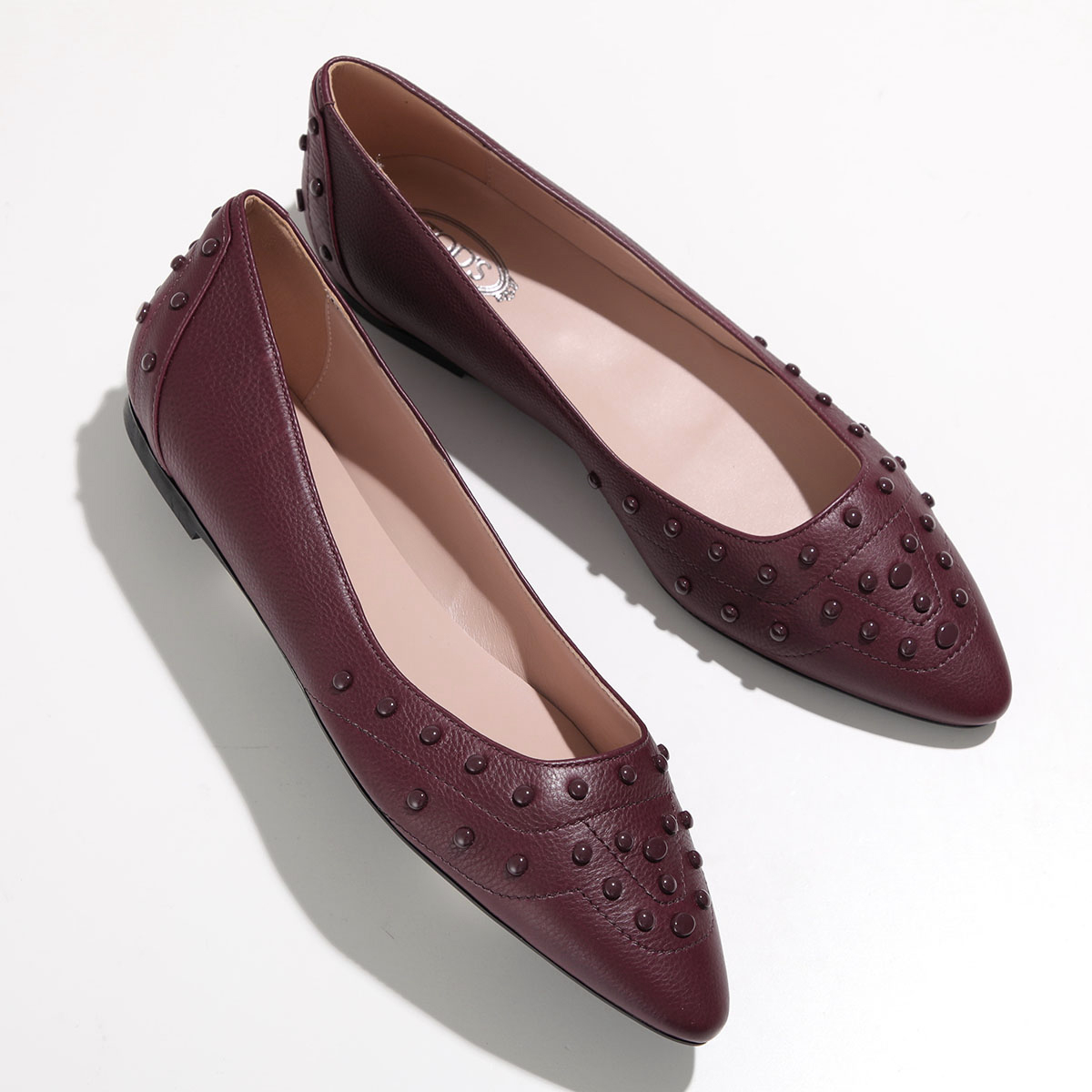 TODS トッズ パンプス XXW22B0AB1ZNGL レディース レザー ポインテッドトゥ フラ...