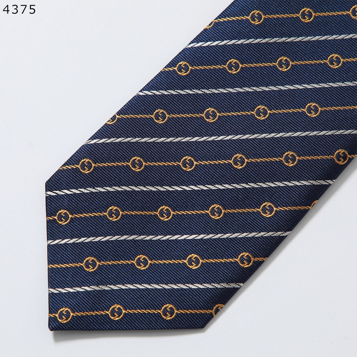 GUCCI（グッチ） ネクタイ GG BLONDE ROPES ブロンドロープ 764965