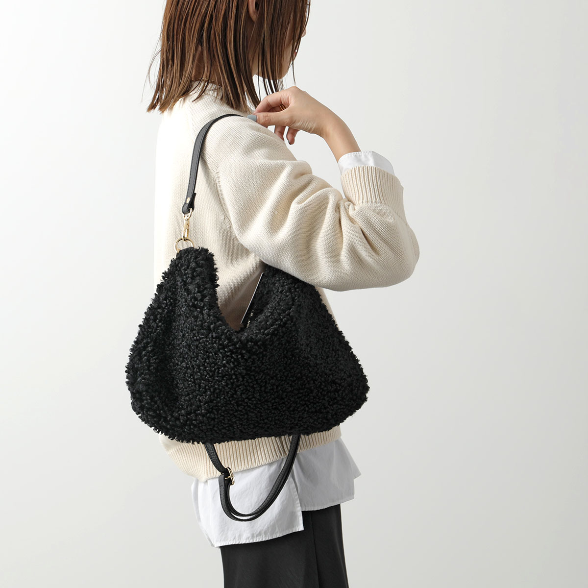 andrea cardone ショルダーバッグ TEDDY BAG3L ハンドバッグ andrea cardone アンドレアカルドネ ショルダーバッグ TEDDY