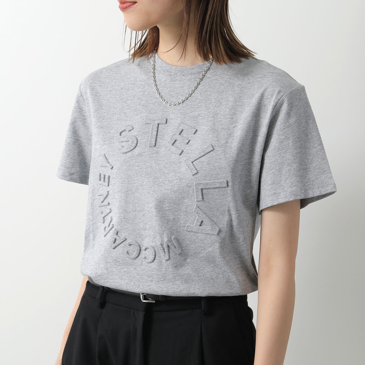 STELLA McCARTNEY KDS ステラマッカートニー キッズ Tシャツ TV8P41 Z0434 レディース ガールズ 半袖 カットソー コットン ロゴT 809の画像