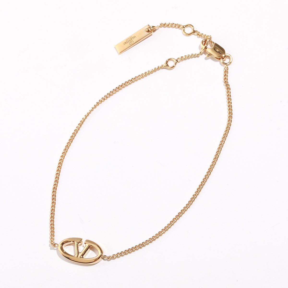 残り１【新品】VALENTINO ヴァレンティノ Vロゴ ブレスレット ゴールド VALENTINO ヴァレンティノ Vロゴ シグネチャー メタル x