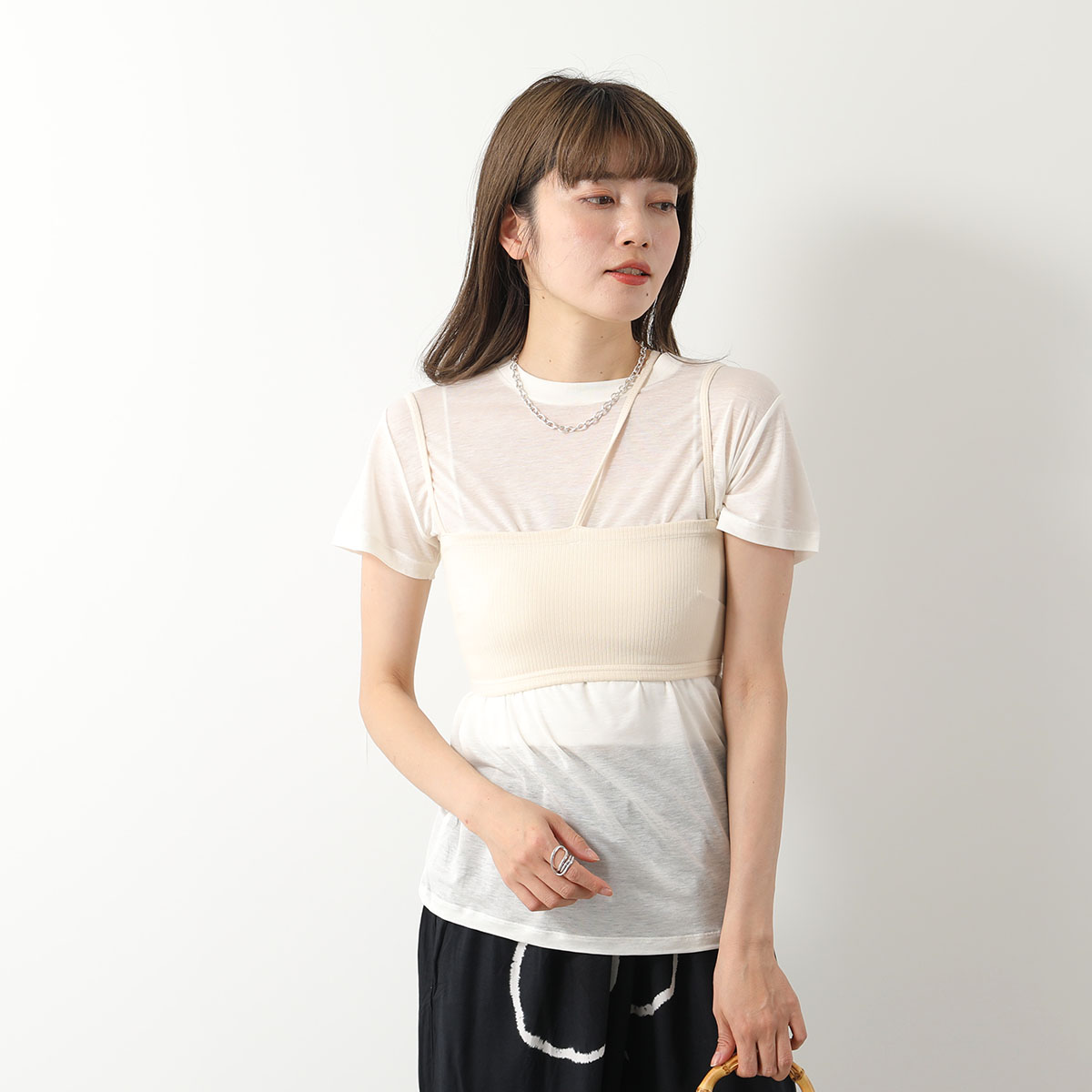 BASERANGE 【訳あり-Sのみ】BASERANGE ベースレンジ 半袖 Tシャツ TEE 