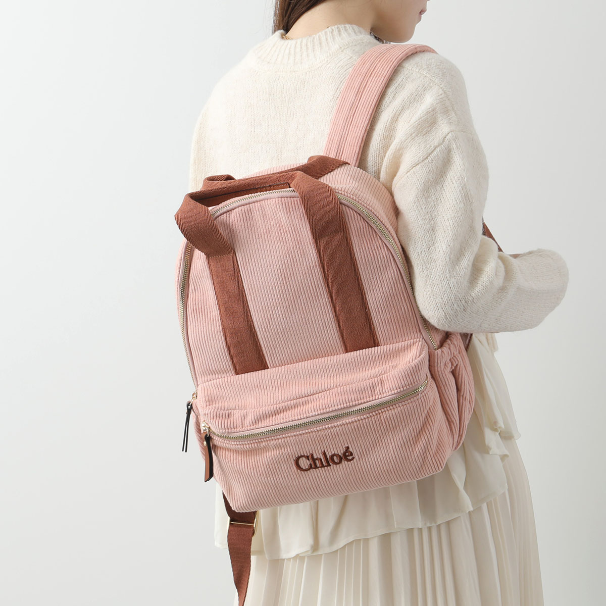 Chloe KIDS クロエ キッズ バックパック C20275 レディース ガールズ ロゴ刺繍 コーデュロイ リュック バッグ 鞄  454/PALEPINK : 360828105 : インポートセレクトmusee - 通販 - Yahoo!ショッピング