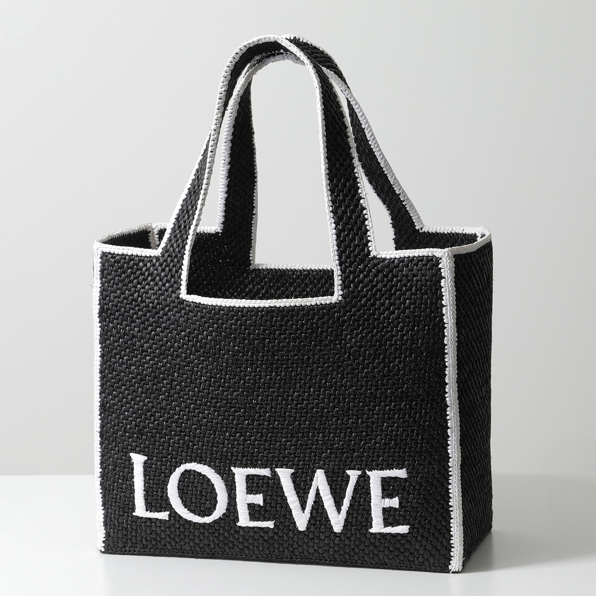 LOEWE ロエベ かごバッグ FONT TOTE LARGE フォント トート ラージ A685B60X01 レディース トートバッグ カゴバッグ  鞄 1100/NEGRO/BLACK : 360829023 : インポートセレクトmusee - 通販 - Yahoo!ショッピング