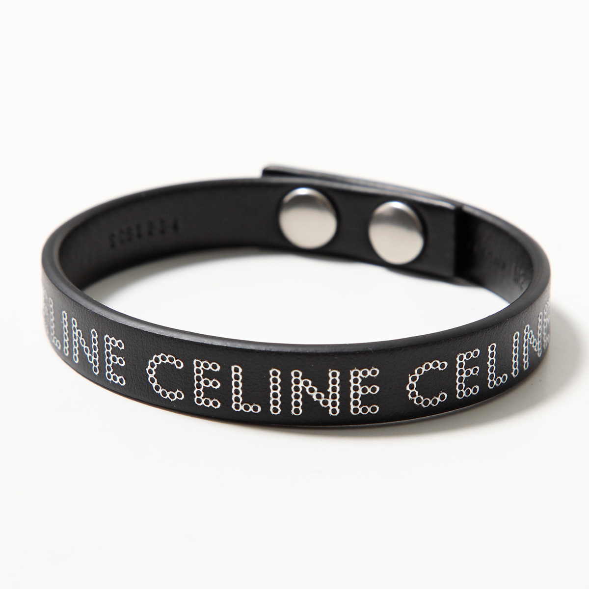 CELINE セリーヌ ブレスレット 460SB3SMO.38NS メンズ モノクローム スタッズ アクセサリー ロゴ レザー  Black/Silver : 360829027 : インポートセレクトmusee - 通販 - Yahoo!ショッピング