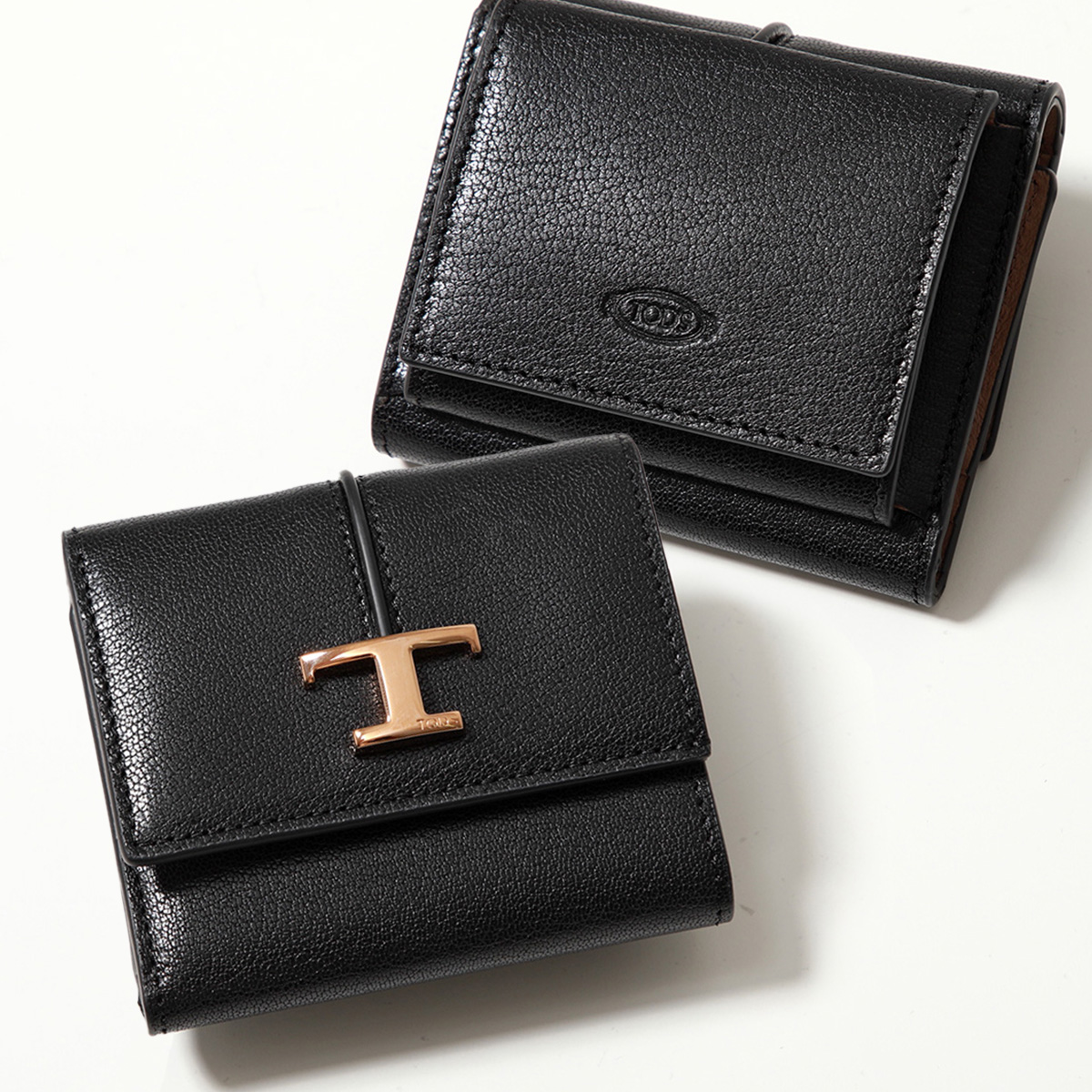 TOD'S（トッズ） TODS 三つ折り財布 T TIMELESS Tタイムレス