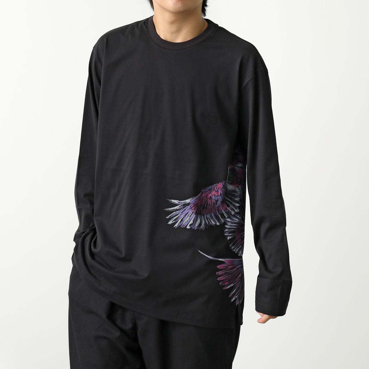 Y-3 ワイスリー Tシャツ U GF LS TEE グラフィックス ロングスリーブ ティー IX0404 IX5037 メンズ ロンT 長袖 クルーネック カットソー