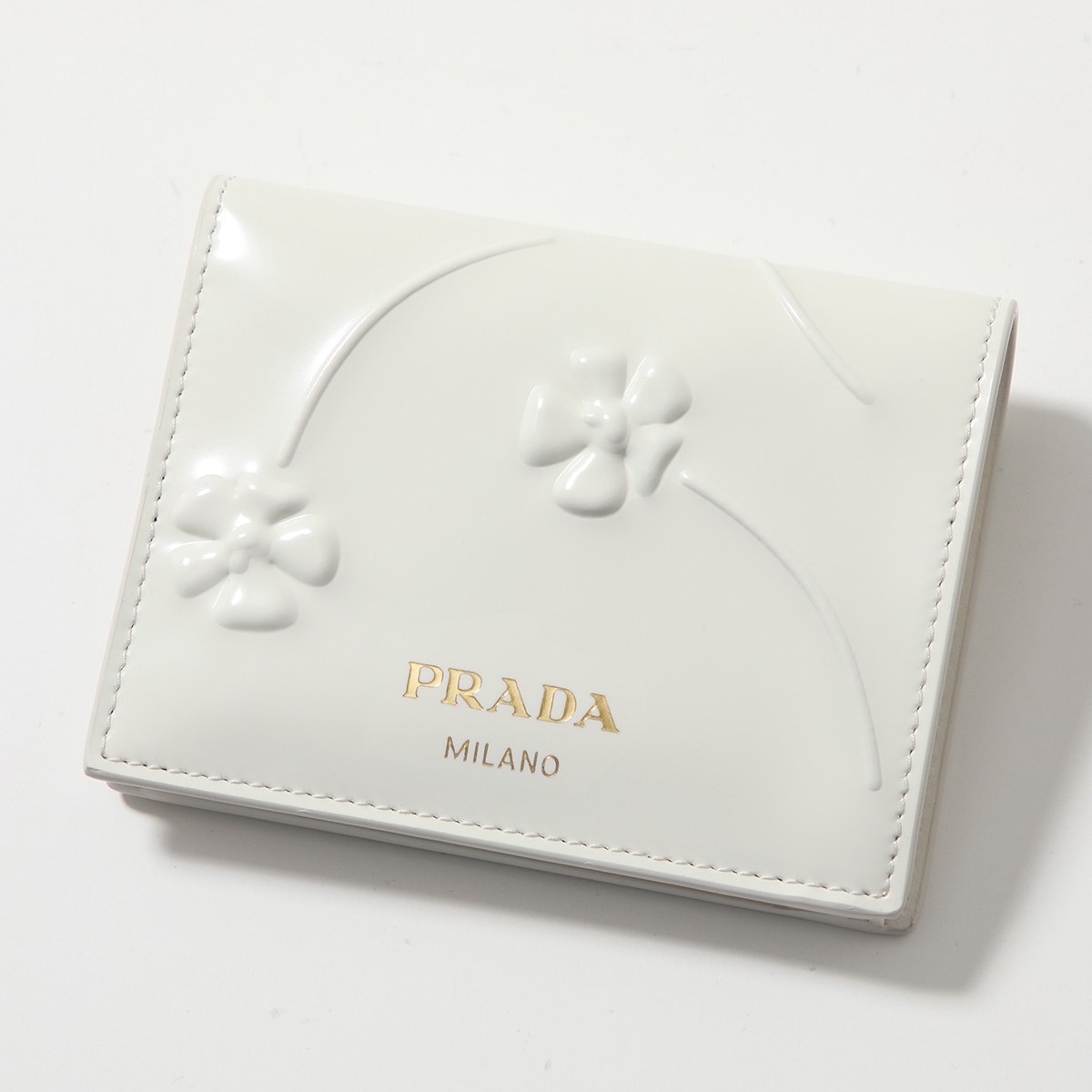 PRADA プラダ 二つ折り財布 1MV204 2CN3 レディース パテント