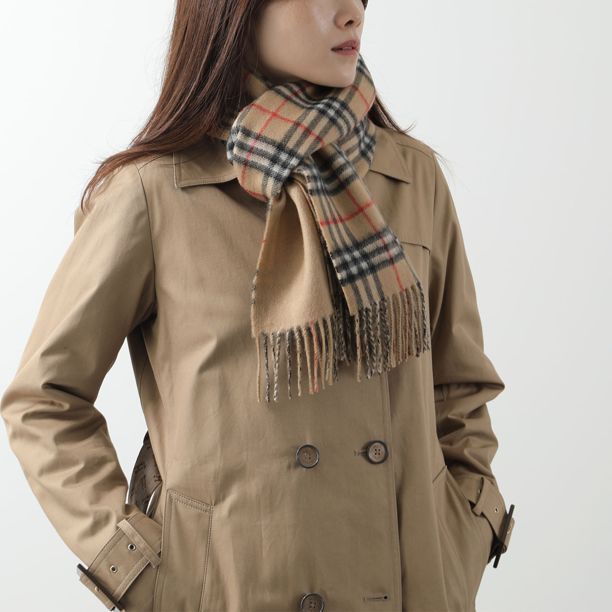 BURBERRY バーバリー マフラー MU VINTAGE CHECK SLD CS 8074674 8074675 8073525 8082480  レディース リバーシブル バーバリーチェック カラー4色