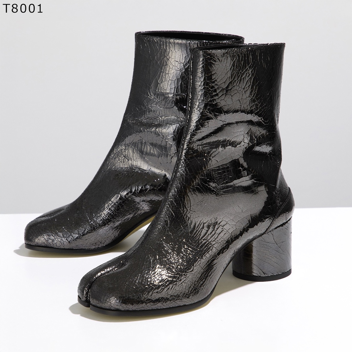 MAISON MARGIELA メゾンマルジェラ 22 ショートブーツ Tabi タビ S58WU0246 P5016 レディース ブロークンミラー  6cmヒール 足袋 靴 カラー2色