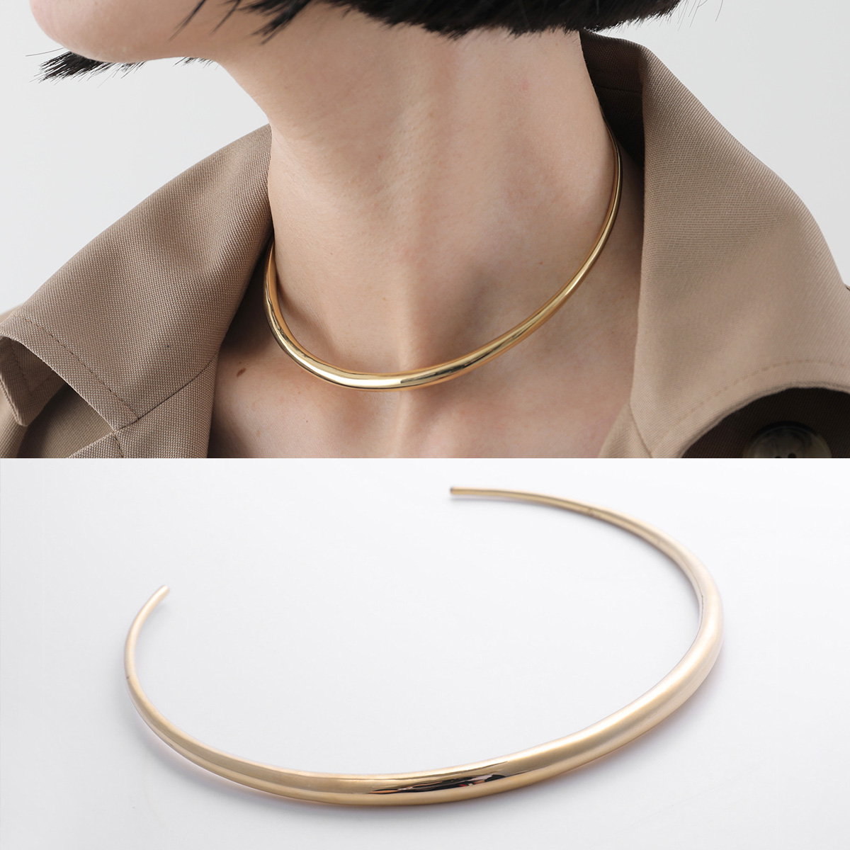 Gabriela Artigas ガブリエラアルティガス チョーカー TUSK CHOKER レディース ネックレス アクセサリー YellowGold