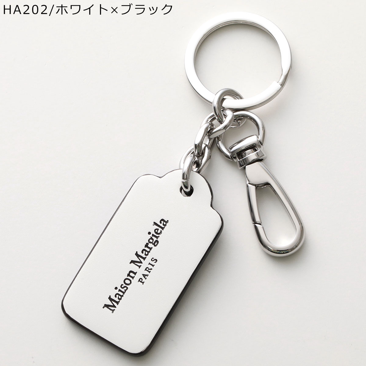 MAISON MARGIELA メゾンマルジェラ キーリング SA1UA0004 P6448 P7295 レディース メンズ レザー 4ステッチ  キーホルダー バッグチャーム カラー3色