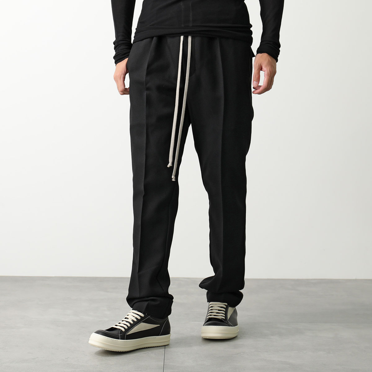 Rick Owens リックオウエンス トラックパンツ RU02D6390 WGP メンズ Drawstring Slim Long ウール スリム  センタープレス BLACK : 360910150 : インポートセレクトmusee - 通販 - Yahoo!ショッピング