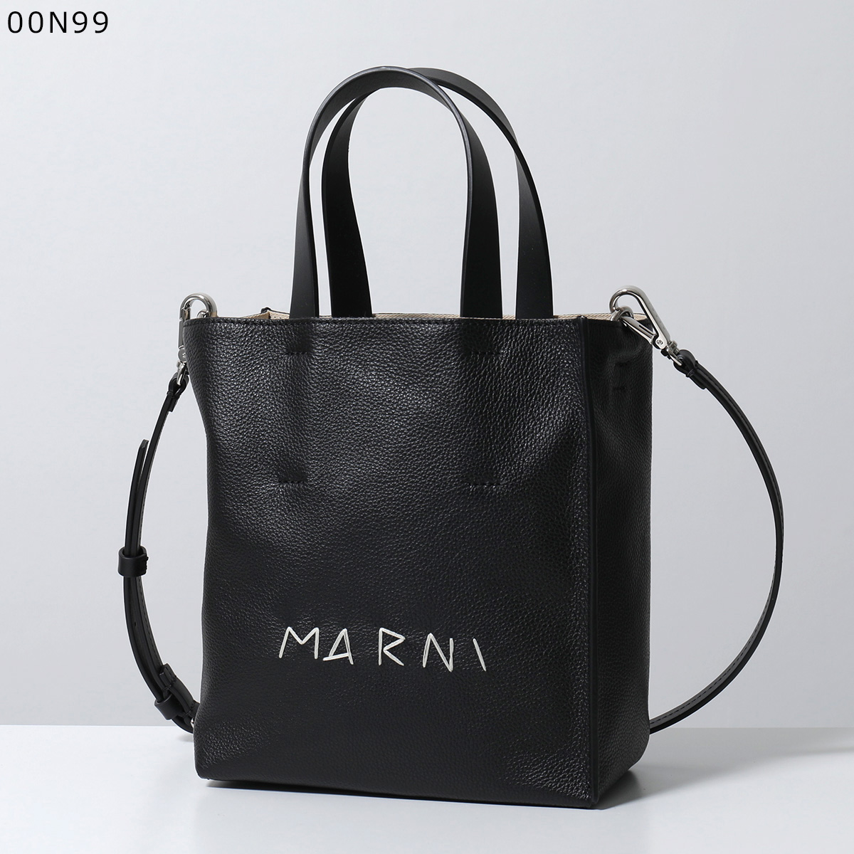 MARNI マルニ ショルダーバッグ MUSEO SOFT ミュゼオ ソフト SHMP0040L3 P6533 レディース ハンドバッグ トートバッグ  レザー 鞄 カラー2色