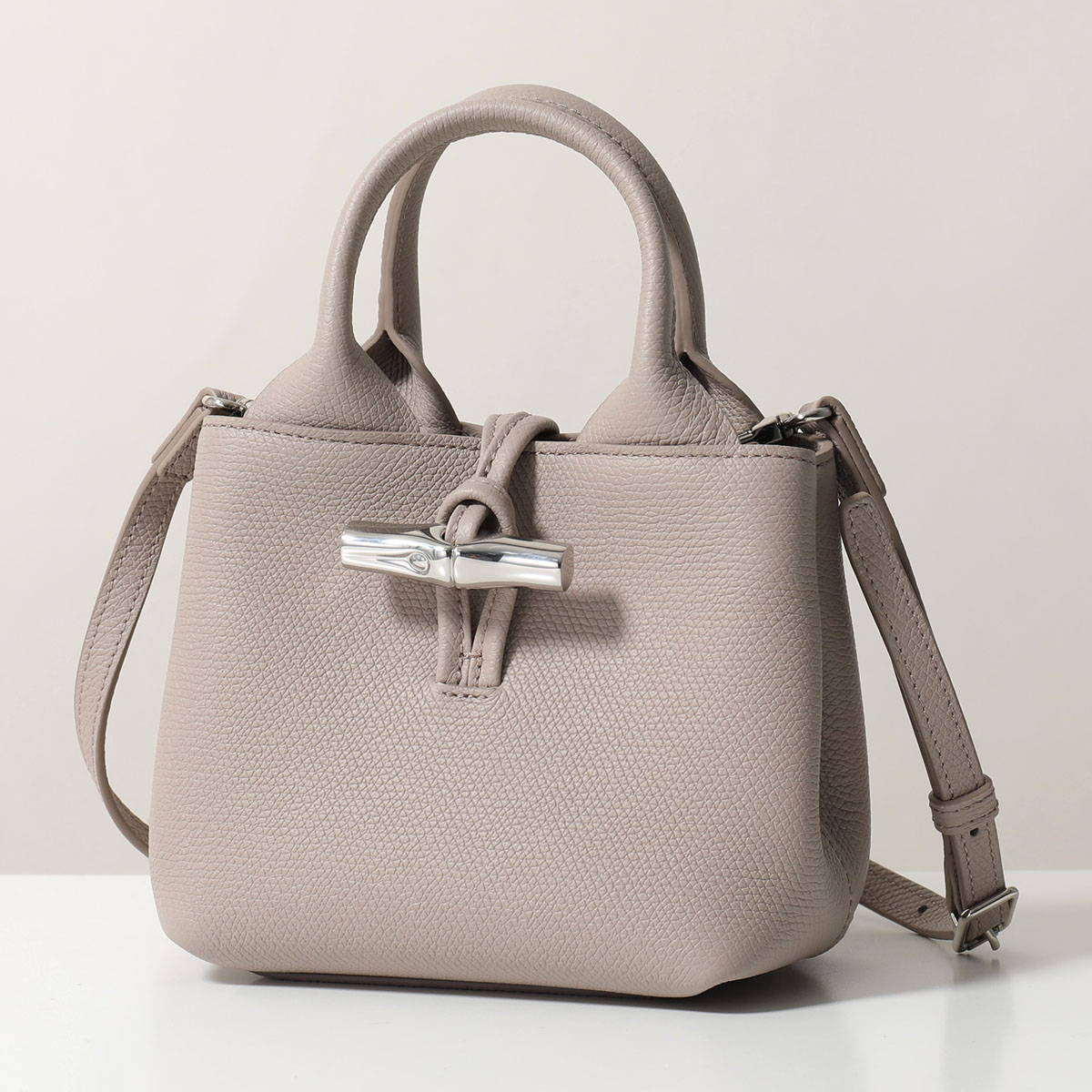 LONGCHAMP ロンシャン ショルダーバッグ ロゾ バケットバッグ XS