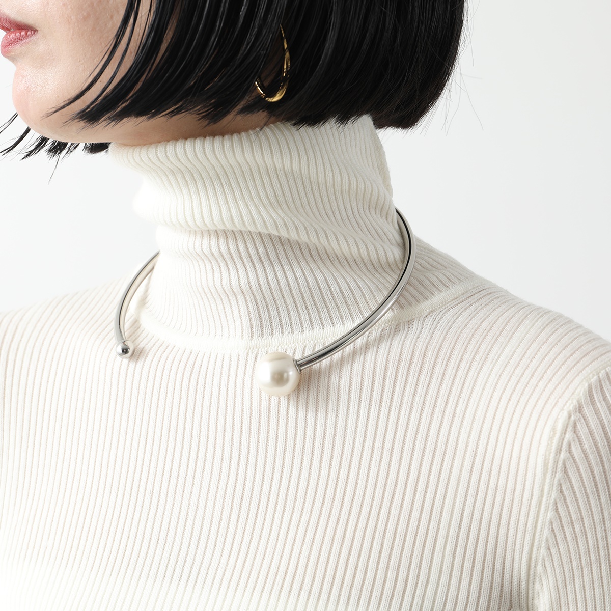 MAXMARA アウトレット●APICE パール チョーカーネックレス Max Mara MAX MARA LEISURE マックスマーラ レジャー チョーカー