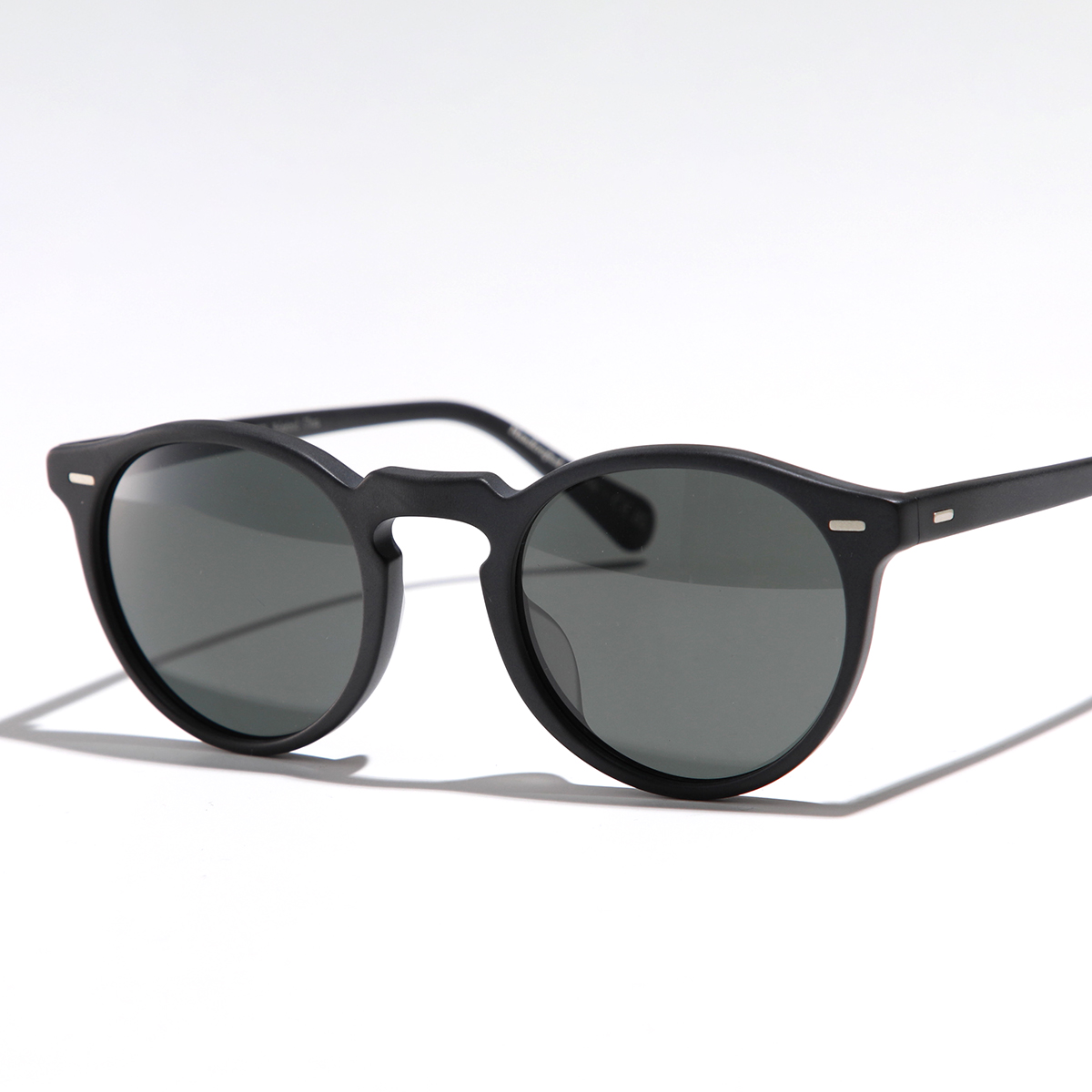 OLIVER PEOPLES オリバーピープルズ サングラス Gregory Peck Sun OV5217S メンズ ボストン型 フルリム  クリアフレーム ポラライズドレンズ 偏光 カラー2色