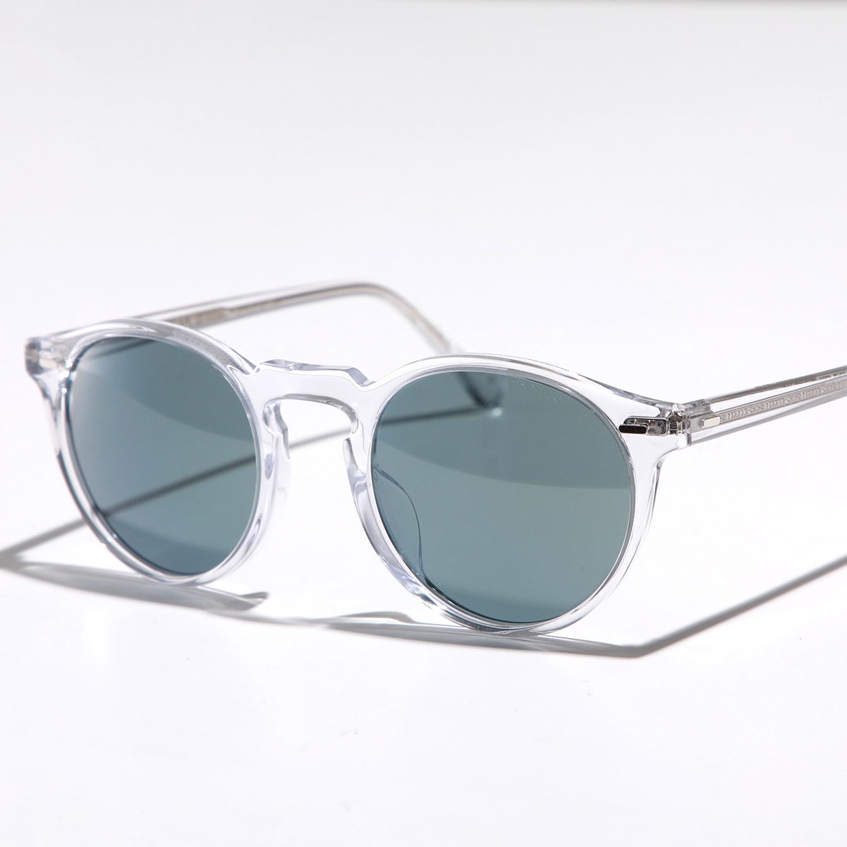 OLIVER PEOPLES オリバーピープルズ サングラス Gregory Peck Sun OV5217S メンズ ボストン型 フルリム  クリアフレーム ポラライズドレンズ 偏光 カラー2色