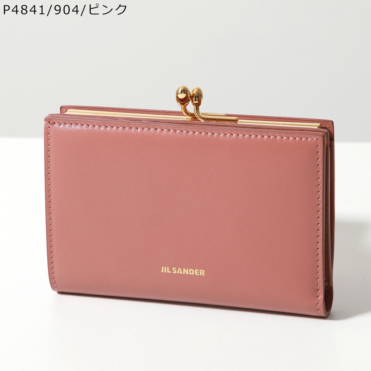 直営店☆JIL SANDER☆ GOJI PURSE SM ロゴ レザー 二つ折り財布 JIL SANDER ジルサンダー 二つ折り財布 GOJI PURSE SM