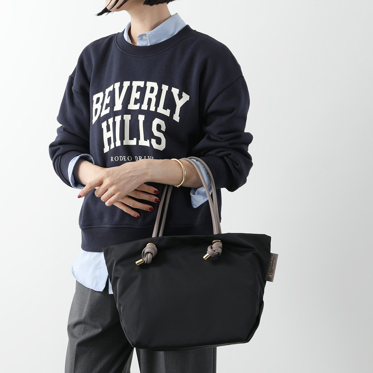 VIOLAd'ORO（ヴィオラドーロ） トートバッグ BIANCA M ビアンカ V-2175