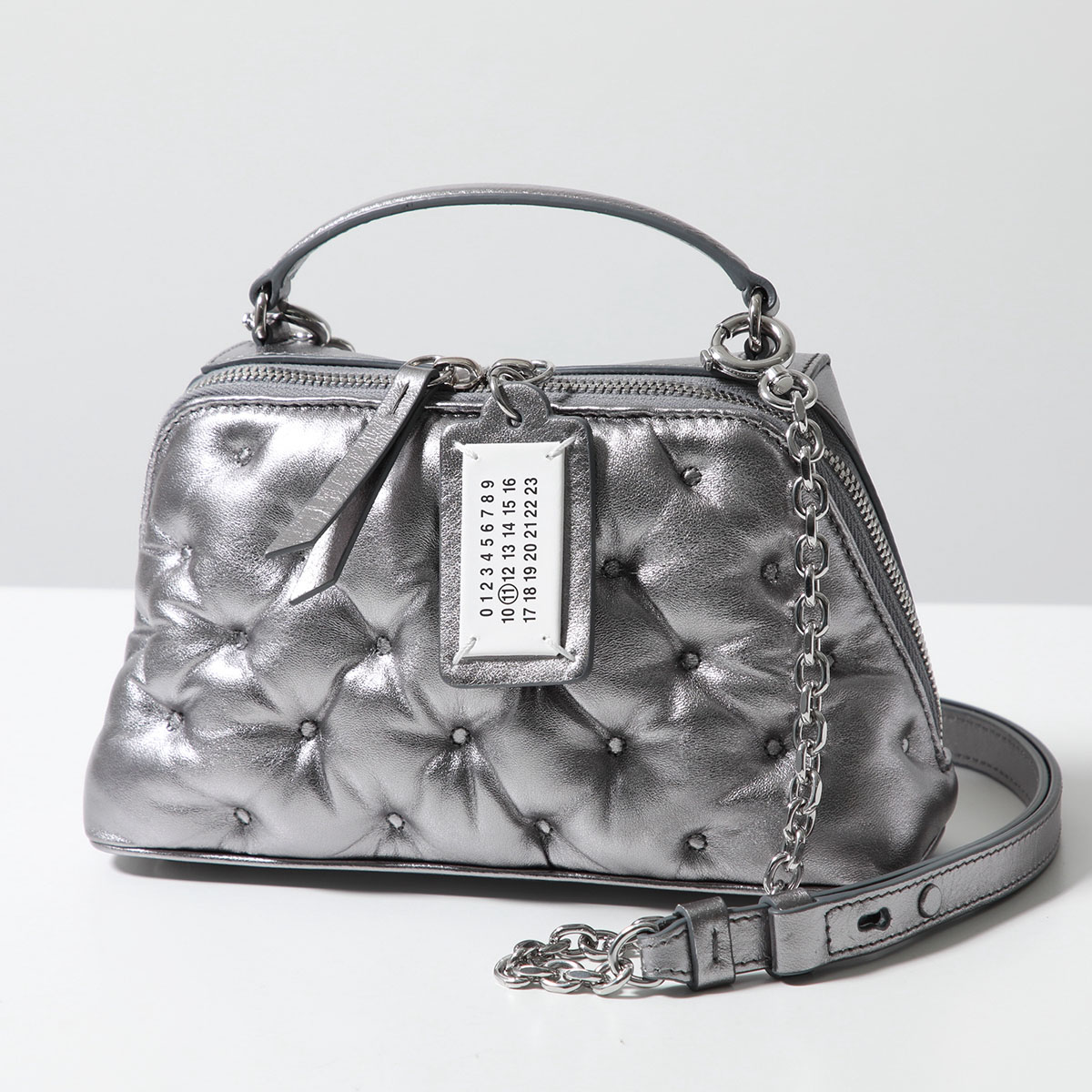 ハンドバッグ Maison Margiela SB1WG0065 P6434 T8127 Handbags glam slam Maison Margiela]Glam Slam Trapezoid Bag/BLACK(SB1WG0065