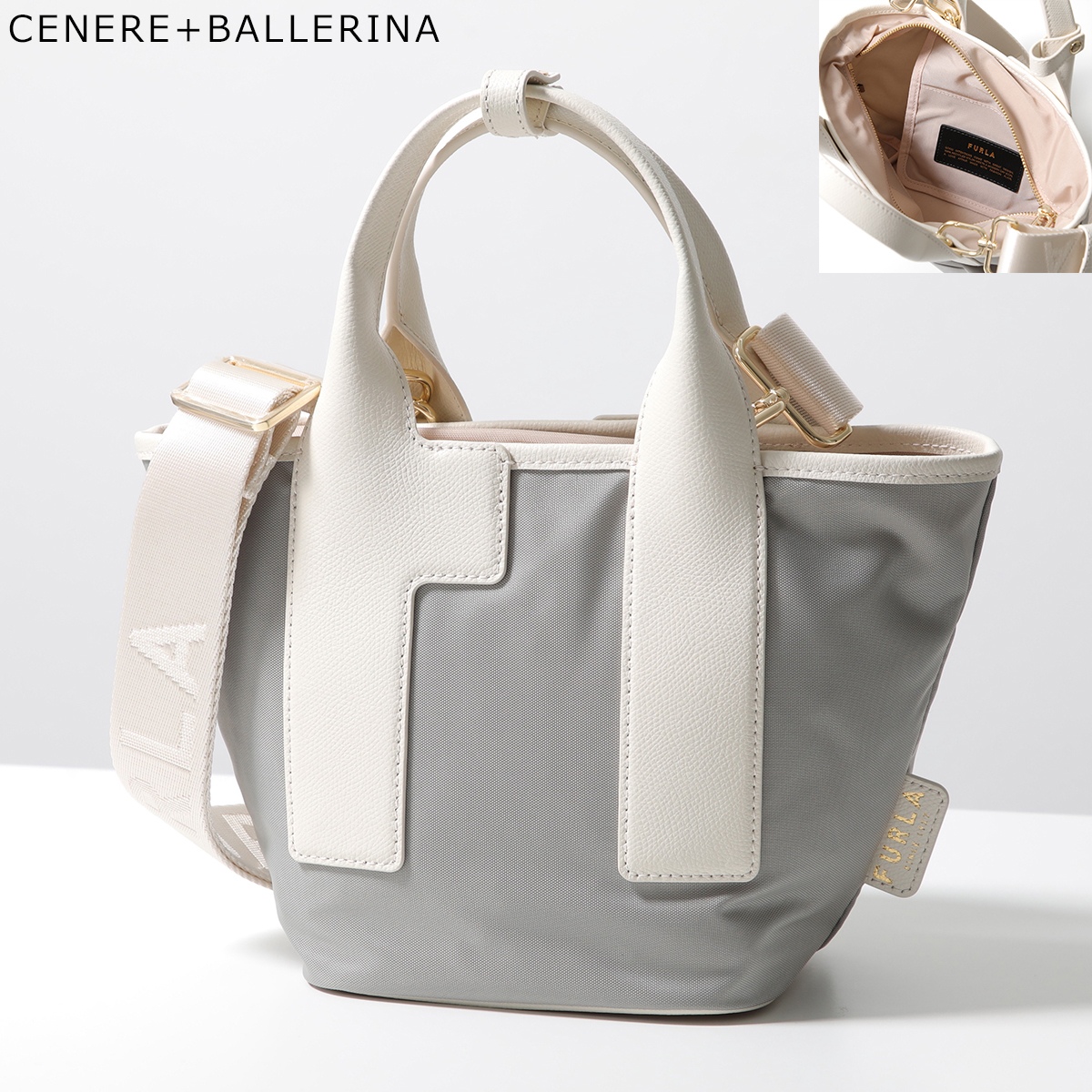 フルラ Furla PIUMA ピューマ S トートバッグ バッグ ナイロン レザー レディース ベージュ系 / カーキ系 WB01270BX30503962S 【新品】 FURLA（フルラ） ショルダーバッグ PIUMA ピューマ トートバッグ S