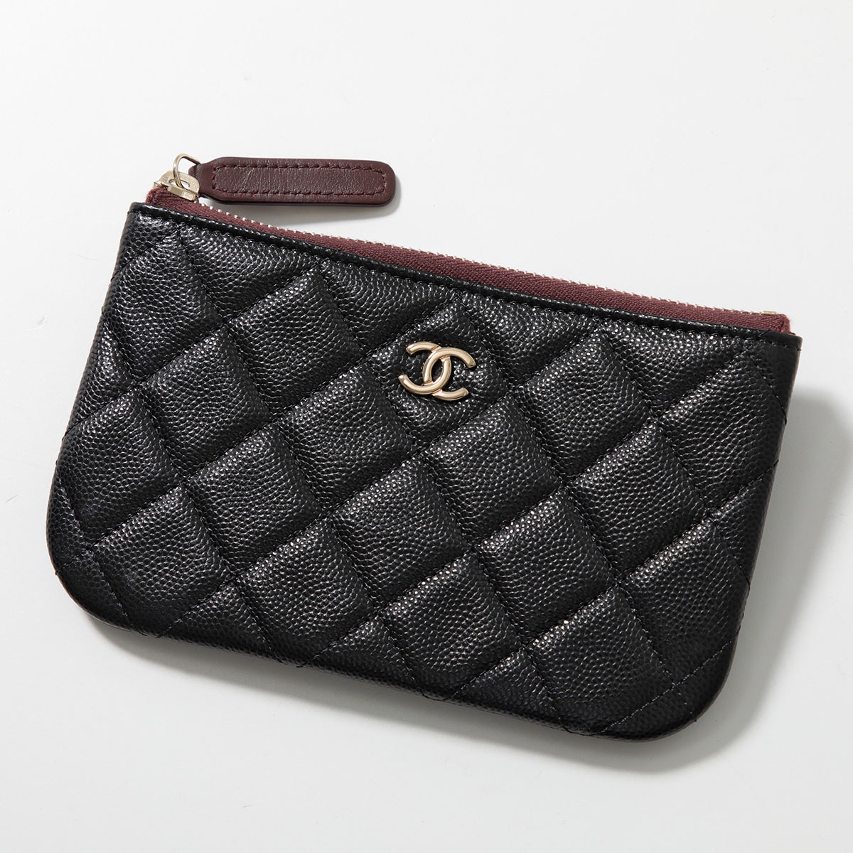 CHANEL シャネル ポーチ MATELASSE マトラッセ AP4020 Y33352 クラシック スモール ジップ ミニ キャビアスキン ココマーク  CCロゴ C3906 : 360927500 : インポートセレクトmusee - 通販 - Yahoo!ショッピング