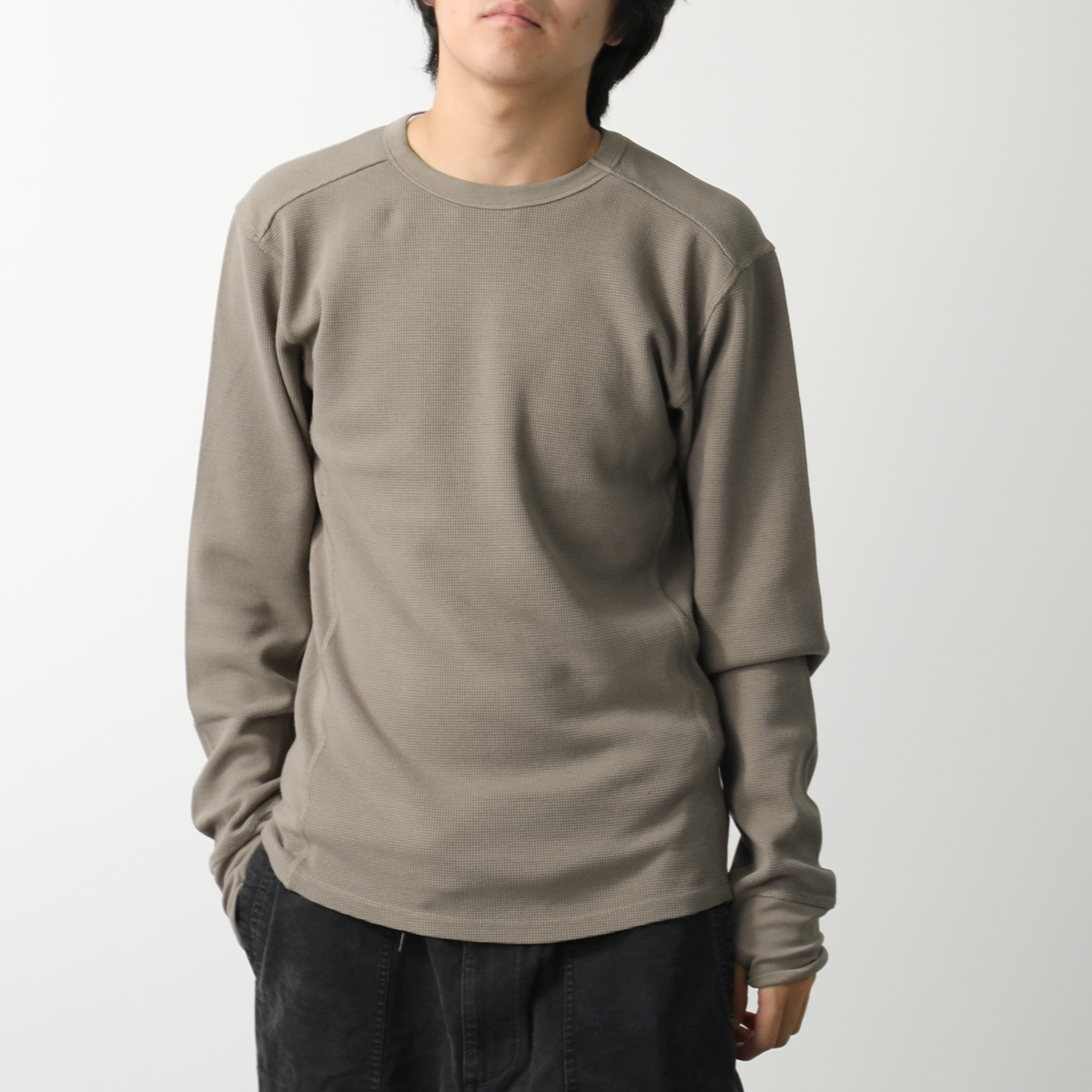 ENTIRE STUDIOS エンタイアスタジオ 長袖 Tシャツ THERMAL LONG SLEEVE ES2260 メンズ ロンT サーマル  フィンガーホール カラー2色