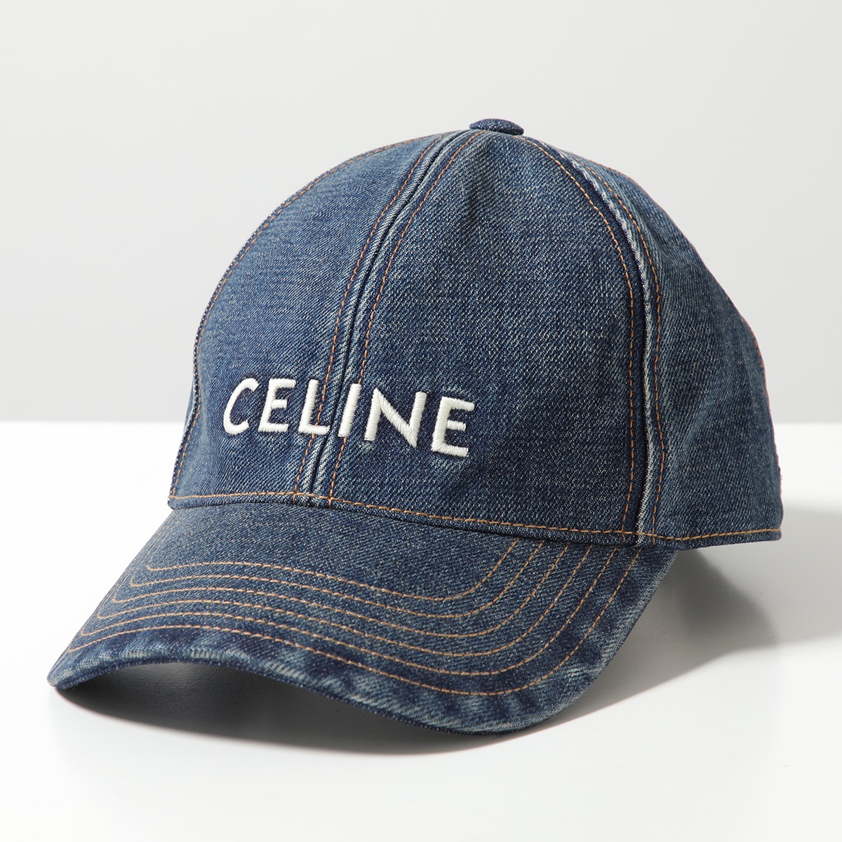 CELINE セリーヌ ベースボールキャップ 2AUS9815V.08TI レディース デニム コットン ロゴ 刺繍 帽子 デニムブルー :  360930261 : インポートセレクトmusee - 通販 - Yahoo!ショッピング