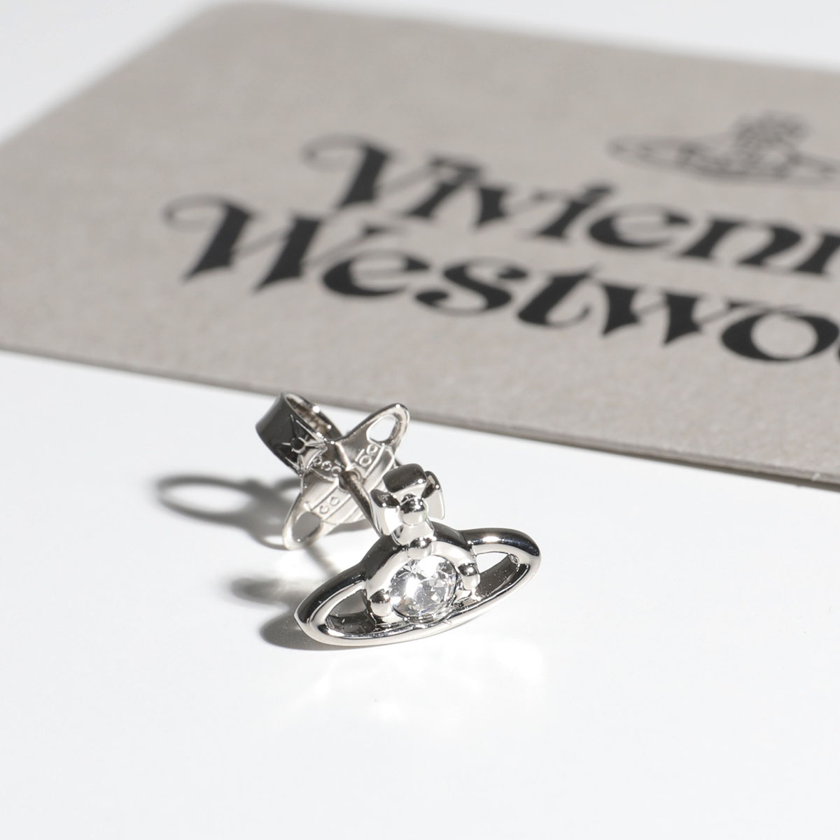 Vivienne Westwood ヴィヴィアンウエストウッド ピアス 62010086 メンズ レディース 片耳販売 オーブ クリスタル装飾  アクセサリー カラー2色