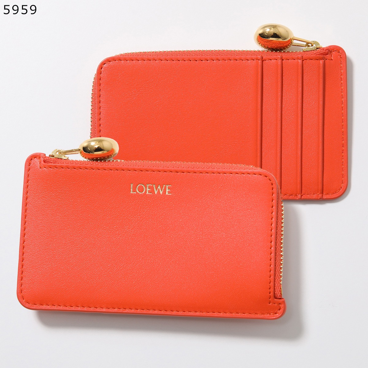 ロエベ カードケース（LOEWE）（色：オレンジ系）のおすすめ人気