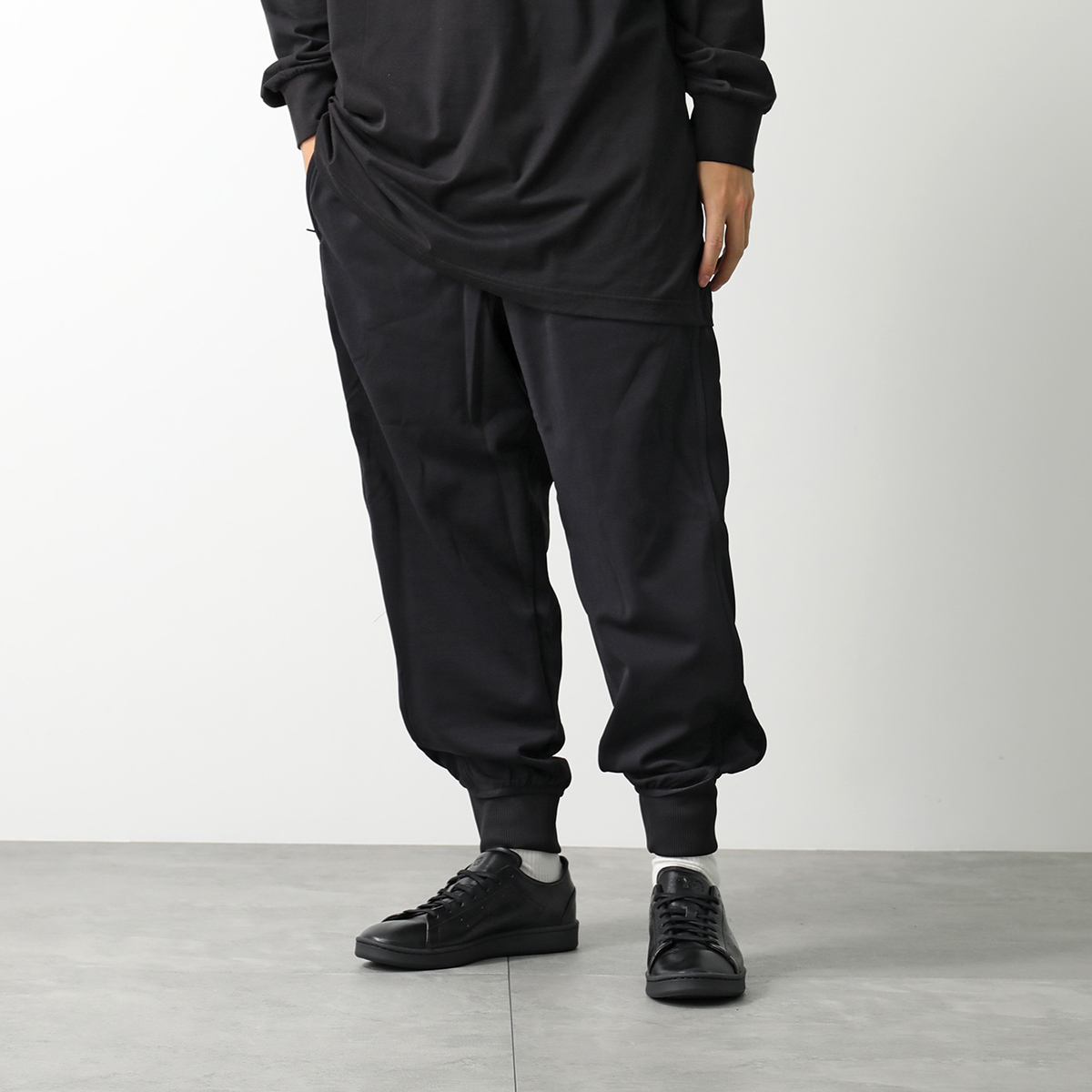 Y-3 ワイスリー トラックパンツ M CUFFED TP IW0062 メンズ スウェットパンツ ナイロン ロゴ BLACK